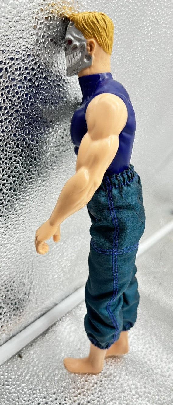 1998 Max Steel Psycho Cyborg "12 30cm Action Figure, Mattel Good Condition 8516