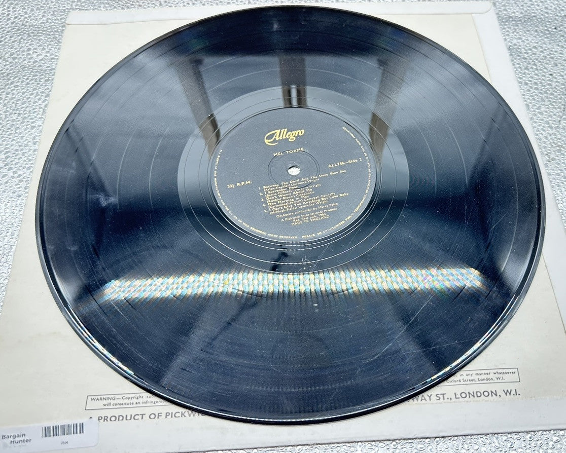 Mel Torme - I've Got The World On A String Music Record In  Good Condition 7394