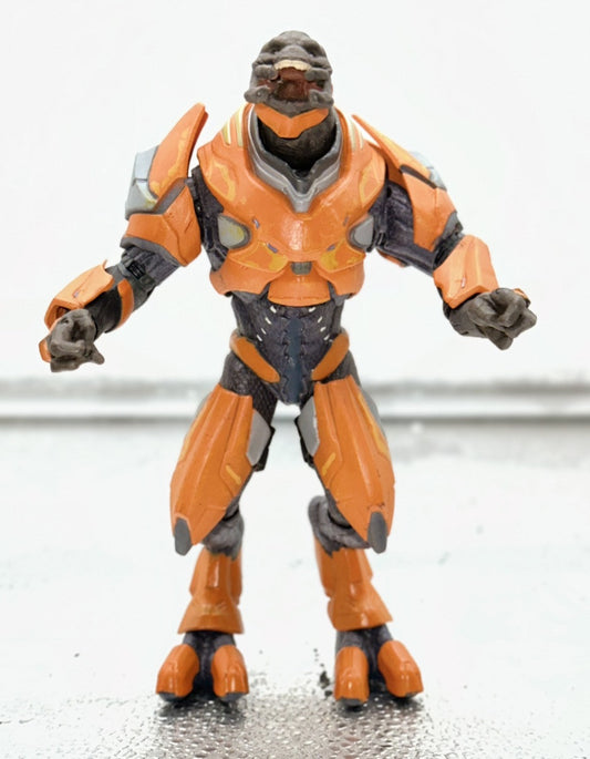 2010 Microsoft Halo Reach Orange Elite Officer Action Figure Toy In GC 8481