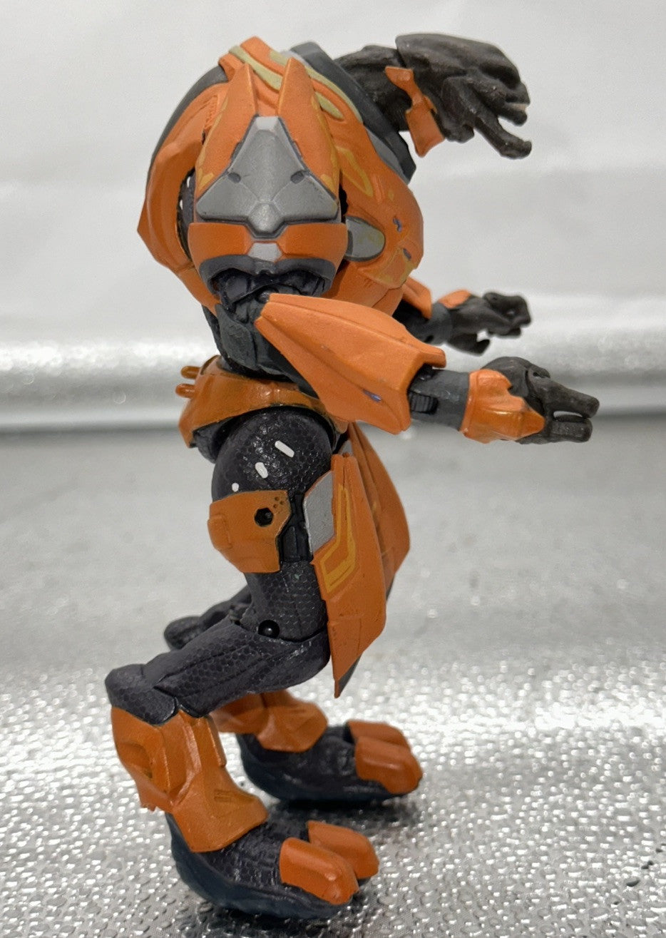 2010 Microsoft Halo Reach Orange Elite Officer Action Figure Toy In GC 8481
