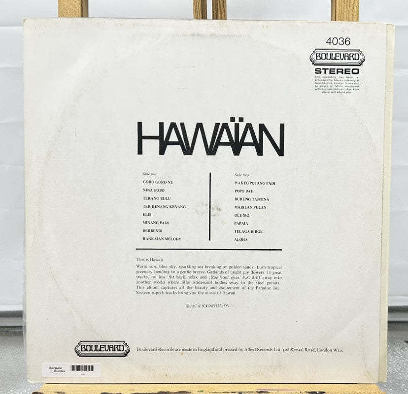16 Great Hawaiian Hits Volume Two Record In  Good Condition 7391