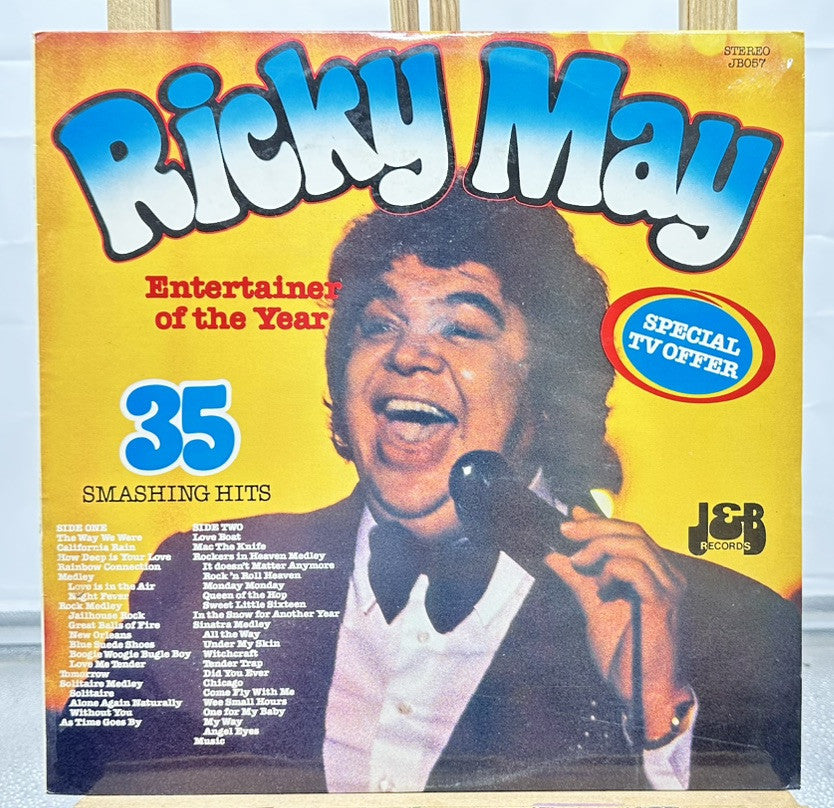 Ricky May Entertainer Of The Year 35 Smashing Hits Vinyl Record - In  GC 7397
