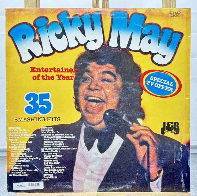 Ricky May Entertainer Of The Year 35 Smashing Hits Vinyl Record - In  GC 7397