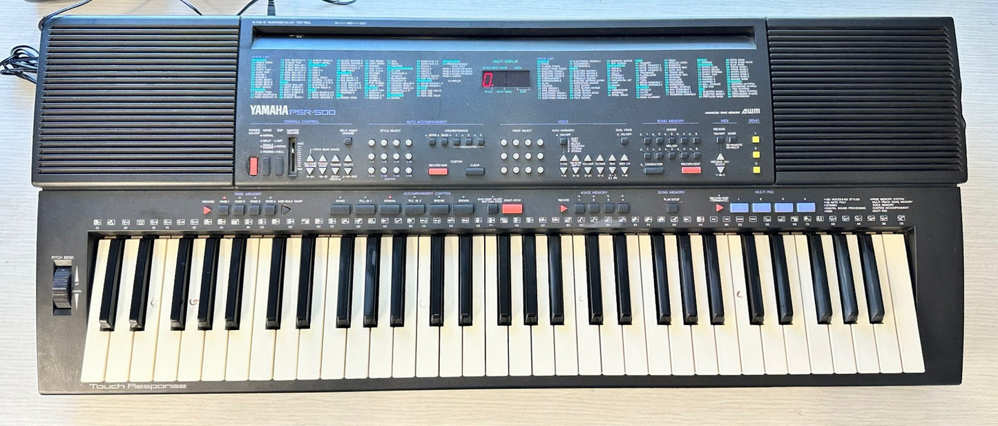 Yamaha PSR.500 Keyboard Controller Used Working In OK Condition 8508