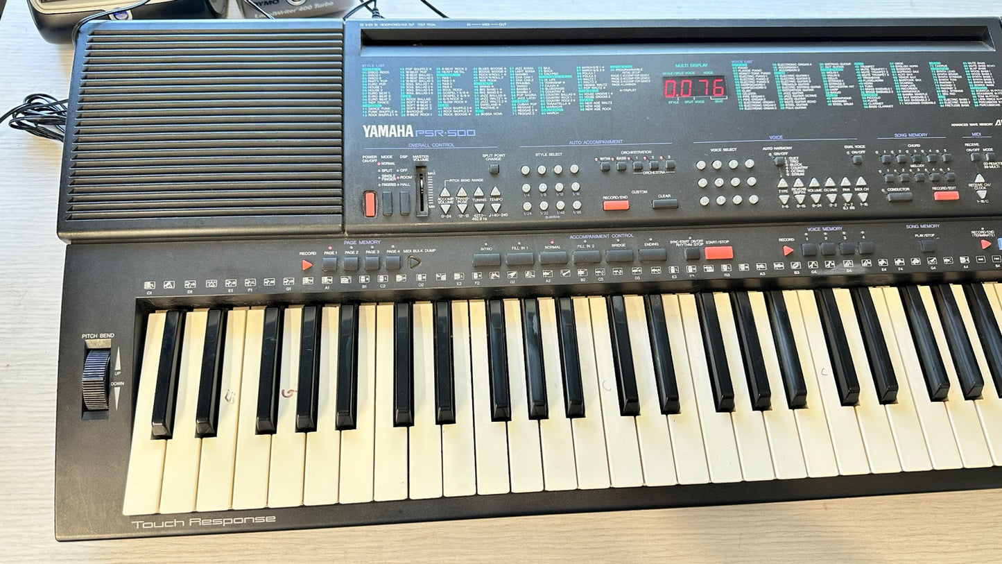 Yamaha PSR.500 Keyboard Controller Used Working In OK Condition 8508