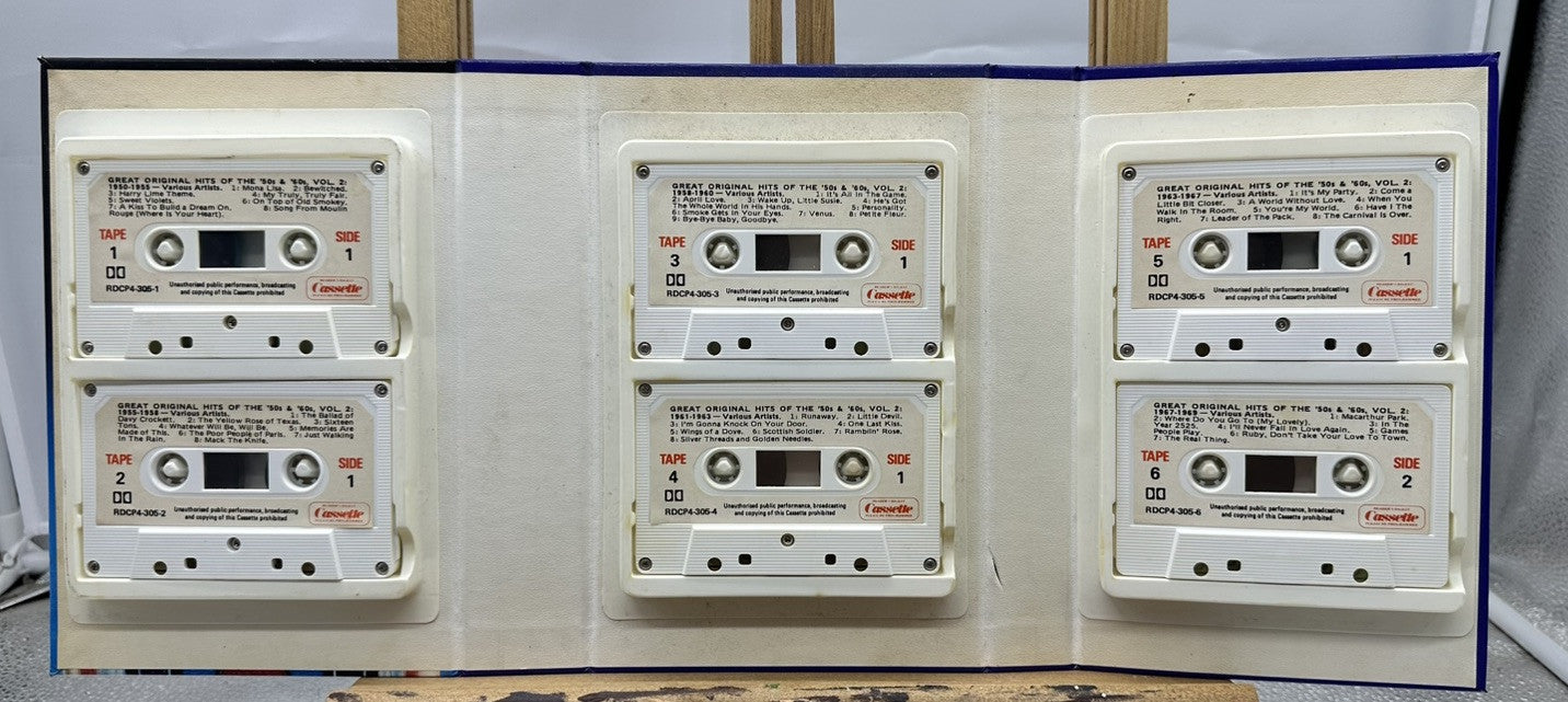 Great Original Hits Of The '50s And '60s Vol.2 Tape Box Set Juke Box Greats 6665