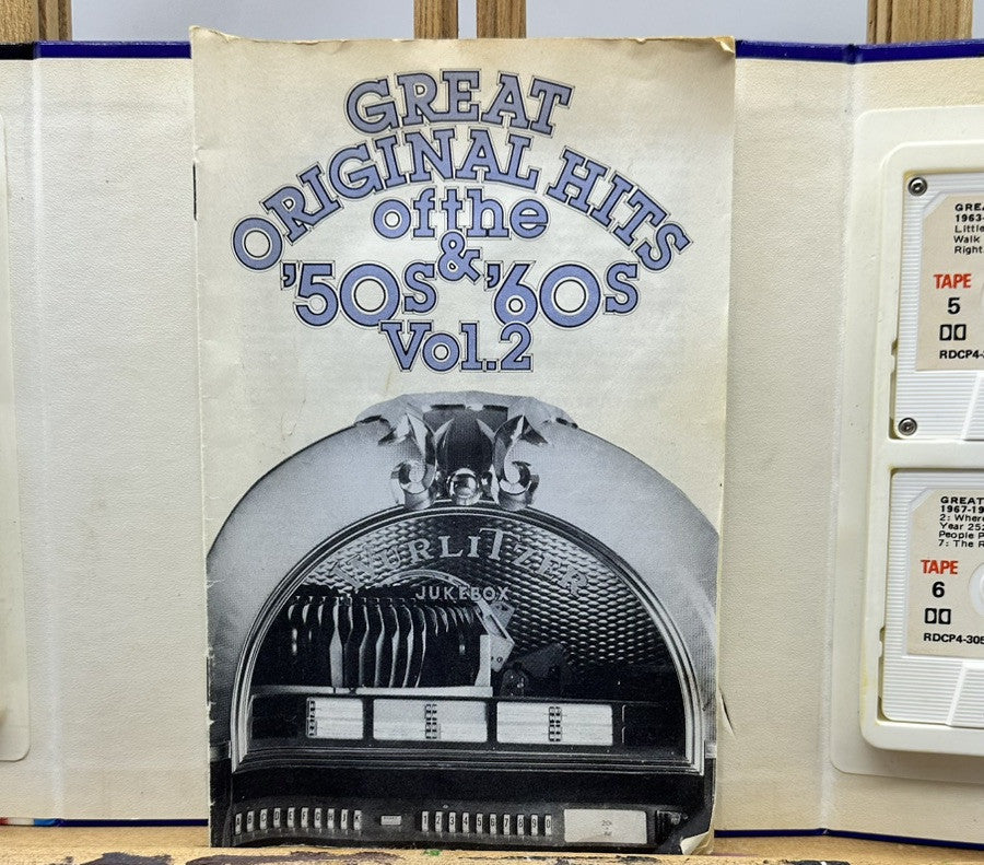 Great Original Hits Of The '50s And '60s Vol.2 Tape Box Set Juke Box Greats 6665