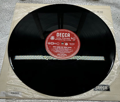 Great Songs For Young Lovers, David Whitfield Vinyl Record In Ok Condition 7385