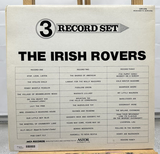 The Irish Rovers 3 Record Set In  Good Condition 7399