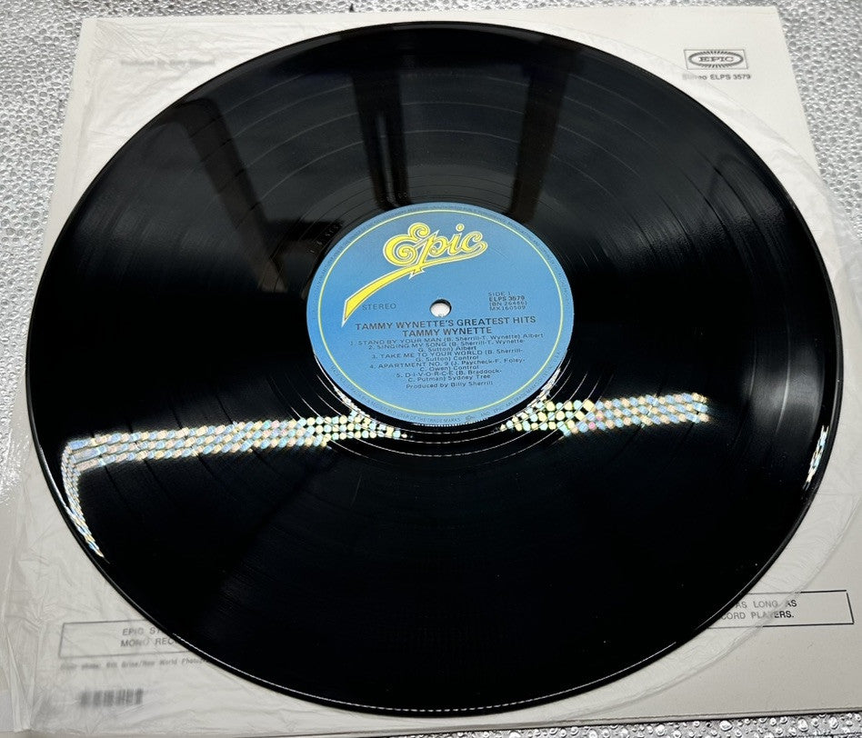 Tammy's Greatest Hits By Tammy Wynette Record In  Good Condition 7416
