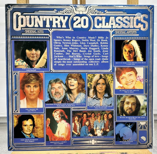 Country Classics 20 Original Hits Record In  Good Condition 7418