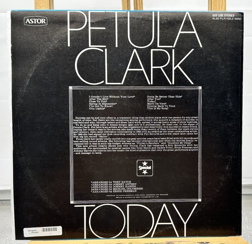 Petula Clark - Today Record In  Good Condition 7427