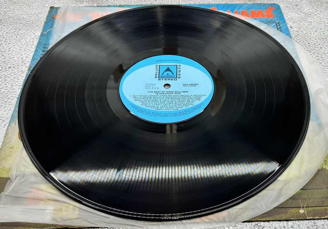 The Best Of Hank Williams 16 Great Hits Record In Good Condition 6964
