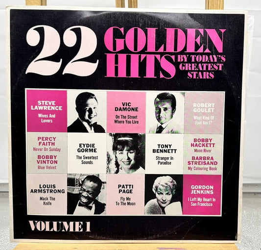 22 GOLDEN HITS Vol 1 Mixed Artists Soundtrack Record In Good Condition 6914