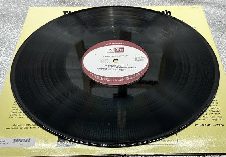 The Music Of Offenbach : Rene Leibowitz Conducting Philharmonic  Record GC 6910