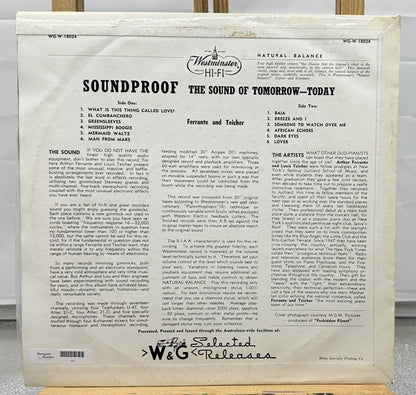 Soundproof : The Sound Of Tomorrow Today ! Record In Good Condition 6907