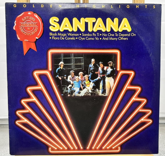 Golden Highlights : Santana Record In Good Condition 6980