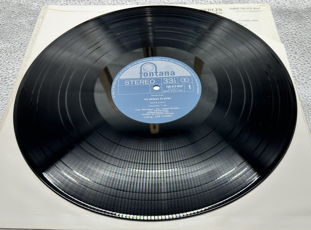 Bizet : Les Pecheurs De Perles Record In Good Condition 6922