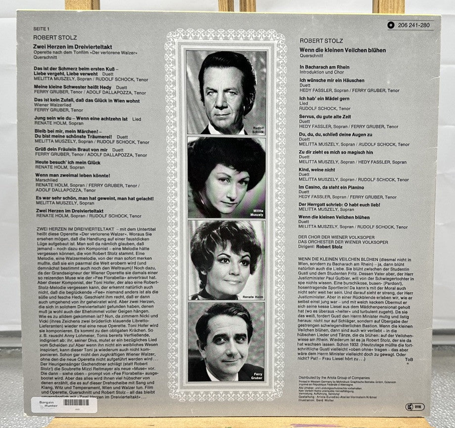 Robert Stolz : Zwei Herzen Im Dreiviertel Record In Good Condition 6923