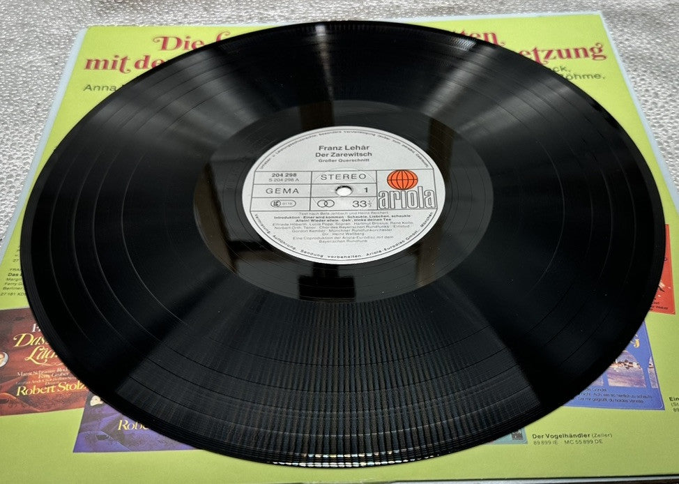 Heinz Wallberg Franz Lehar Der Zarewitsch Record In Good Condition 6896