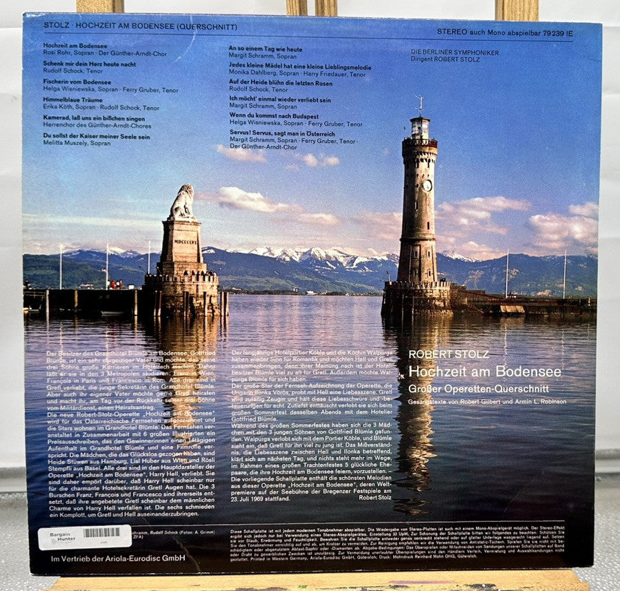 Robert Stolz : Hochzeit Am Bodensee Record In Good Condition 6901