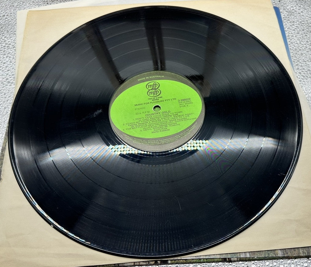 Country Gold Record Two Record Set In Good Condition 6949