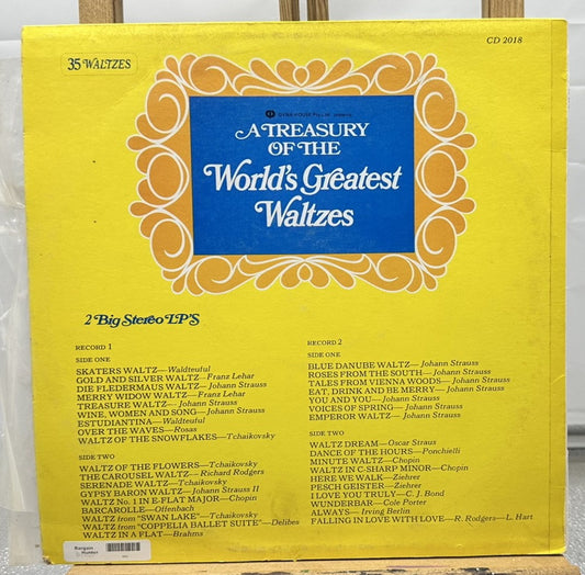 A Treasury of the World's Greatest Waltzes Record In Good Condition 6945