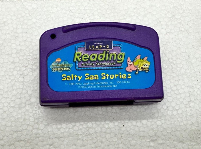 Spongebob Squarepants Salty Sea Stories Nickelodeon Leapfrog Leap 2 Cart 8429