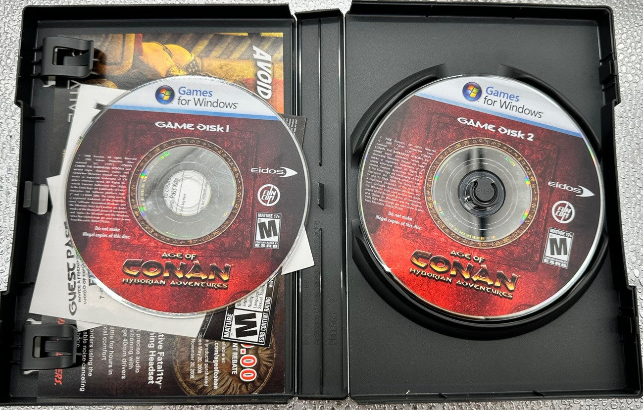 Age Of Conan Hyborian Adventures - PC Game In Good Condition 8466