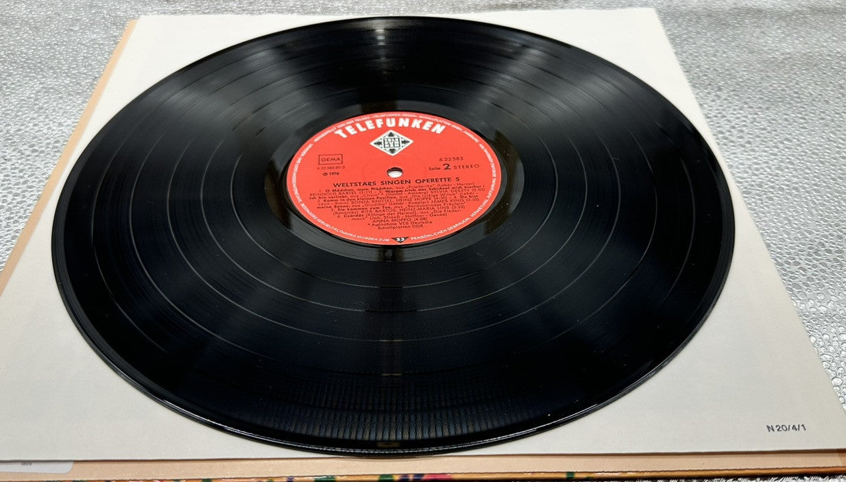 Weltstars Singen Operette 5 Record In Good Condition 6924