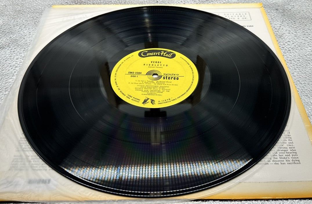 Verdi : Rigoletto (Concert Version) Record In Good Condition 6935