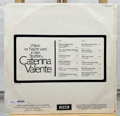 Caterina Valente : Wenn Es Nacht Wird In Den Städten. Record In GC 6890