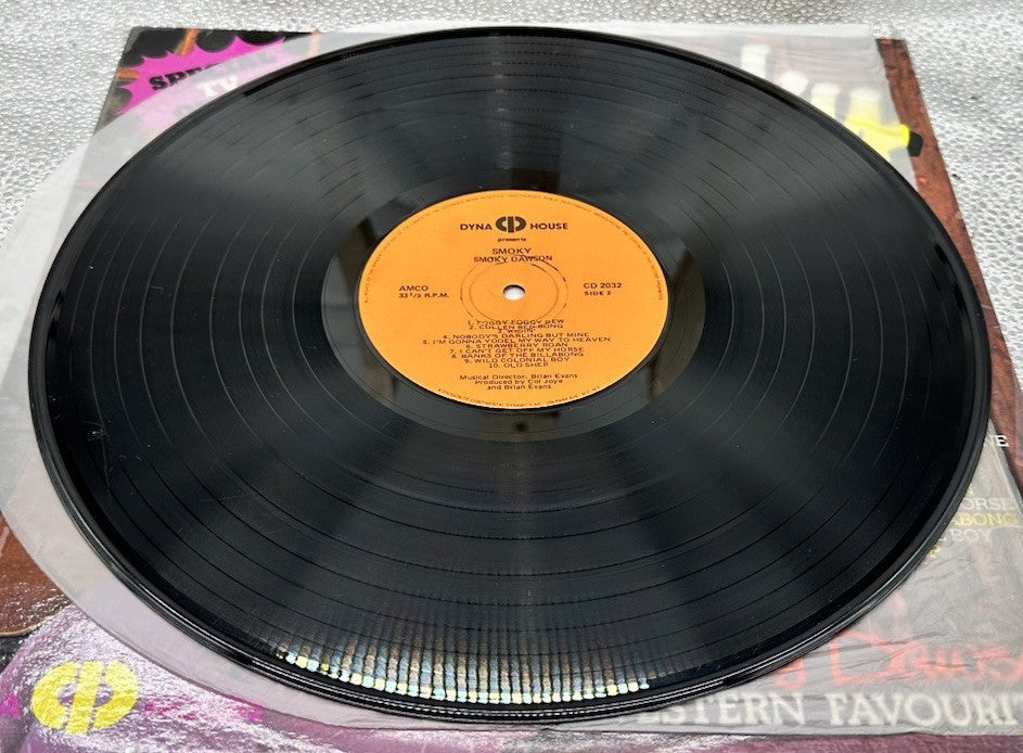 Smoky Dawson : 20 Western Favourites Record In Good Condition 7358