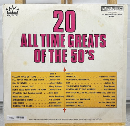 20 All Time Greats Of The 50's Record In Good Condition 7354