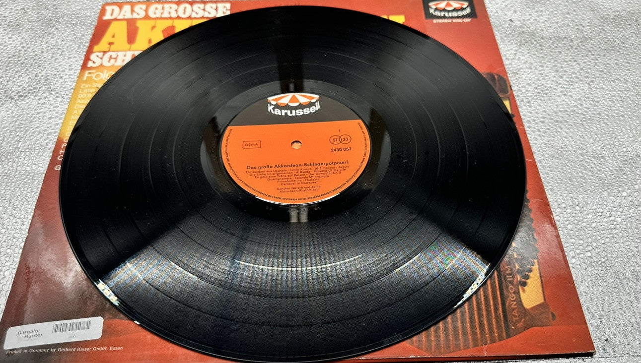 Das Grosse Akkordeon : Schlagerpotpourri : Folge 1 Record In Good Condition 6883
