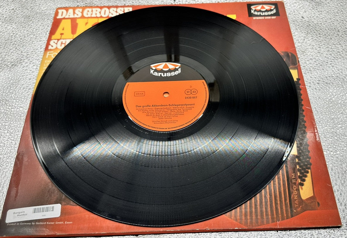 Das Grosse Akkordeon : Schlagerpotpourri : Folge 1 Record In Good Condition 6883
