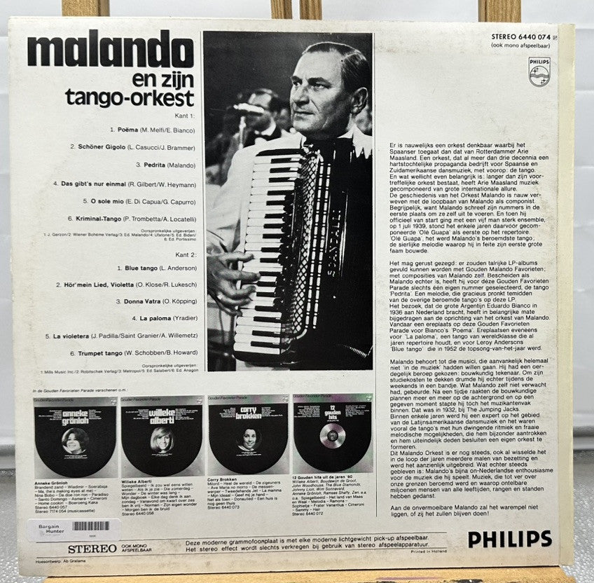 Malando Gouden Favorieten Parade Record In Good Condition 6886