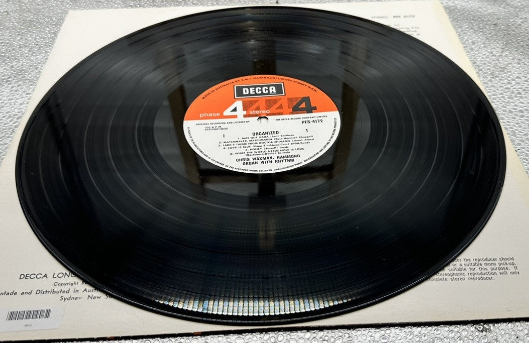 Organized : Chris Waxman At The Hammond Organ Record In Good Condition 6955
