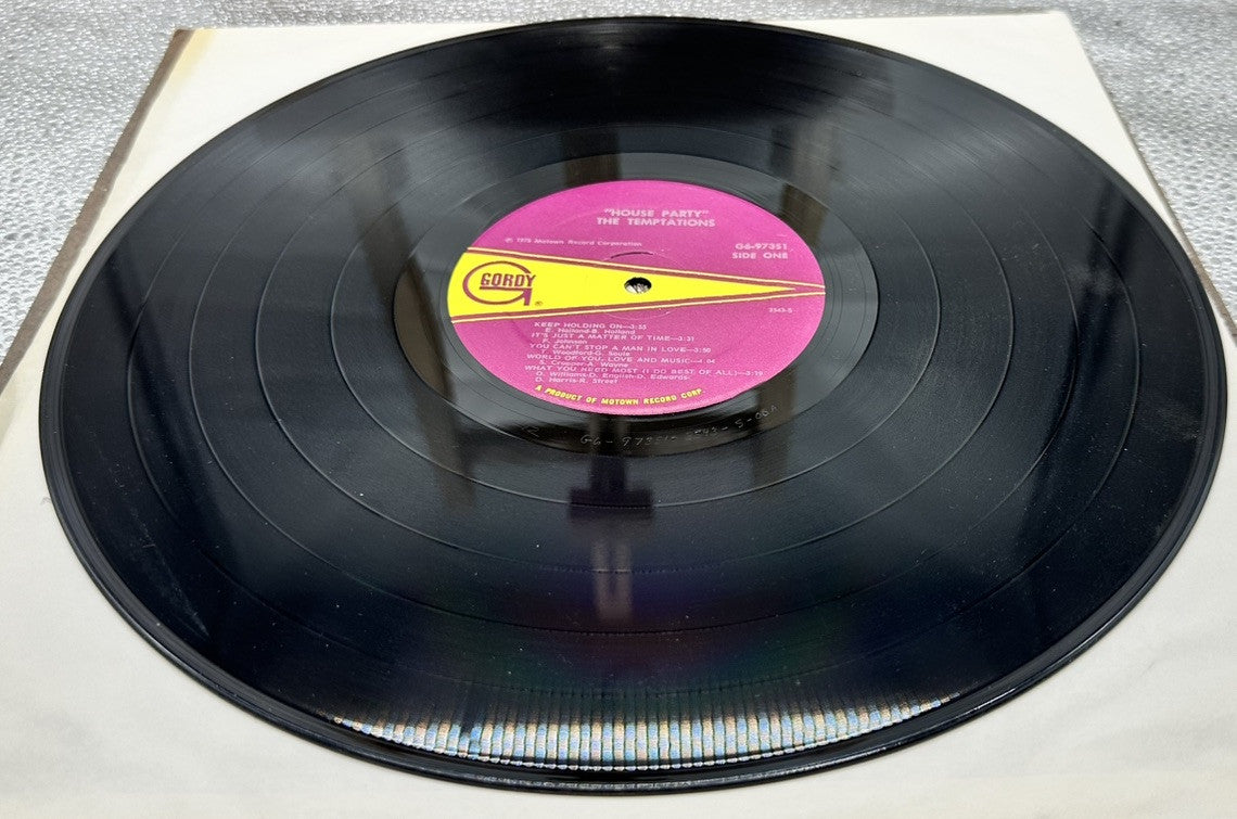 The Temptations : House Party Record In Good Condition 6986