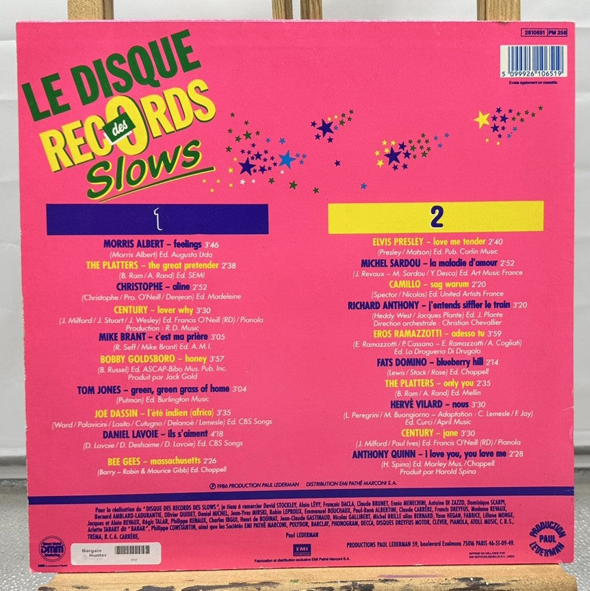 Le Disque Records Des Slows Record In Good Condition 6952