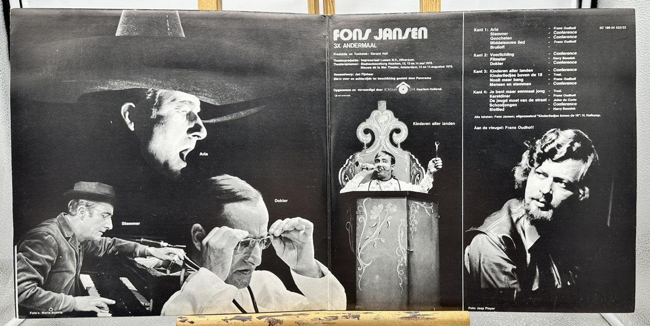 Fons Jansen ‎: 3 X Andermaal Record In Good Condition 6878