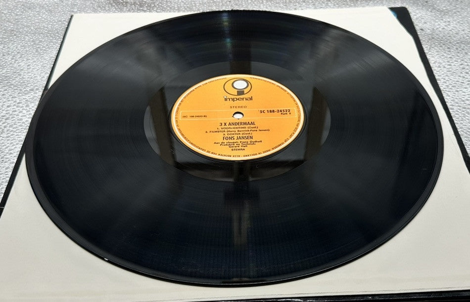Fons Jansen ‎: 3 X Andermaal Record In Good Condition 6878