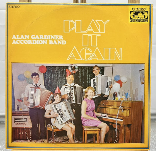 Play It Again : Alan Gardiner Accordion Band Record In Good Condition 6876