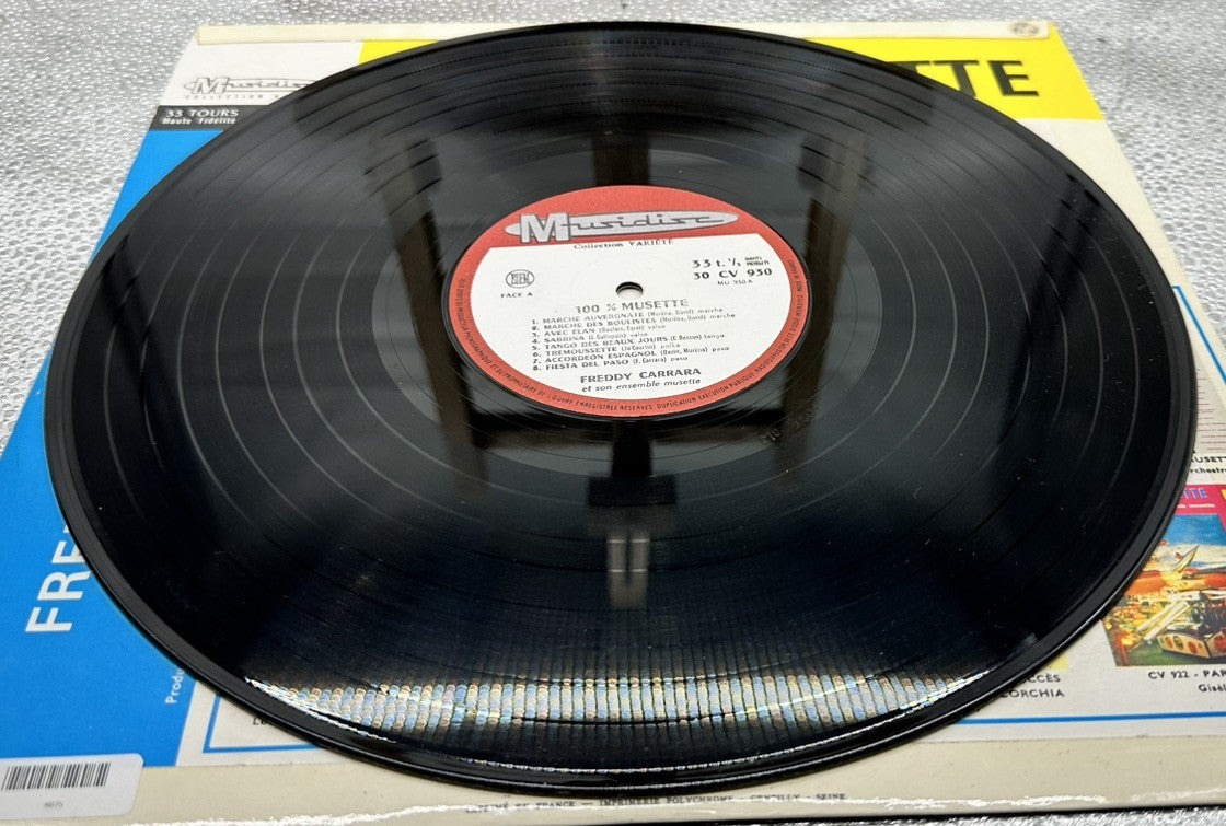 100% Musette : Freddy Carrara Record In Good Condition 6875