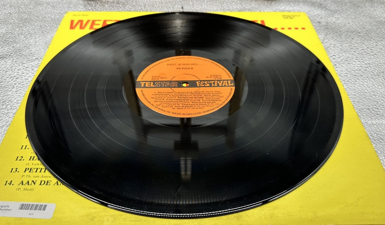 De Pico's : Weet Je Nog Wel.... Record In Good Condition 6874