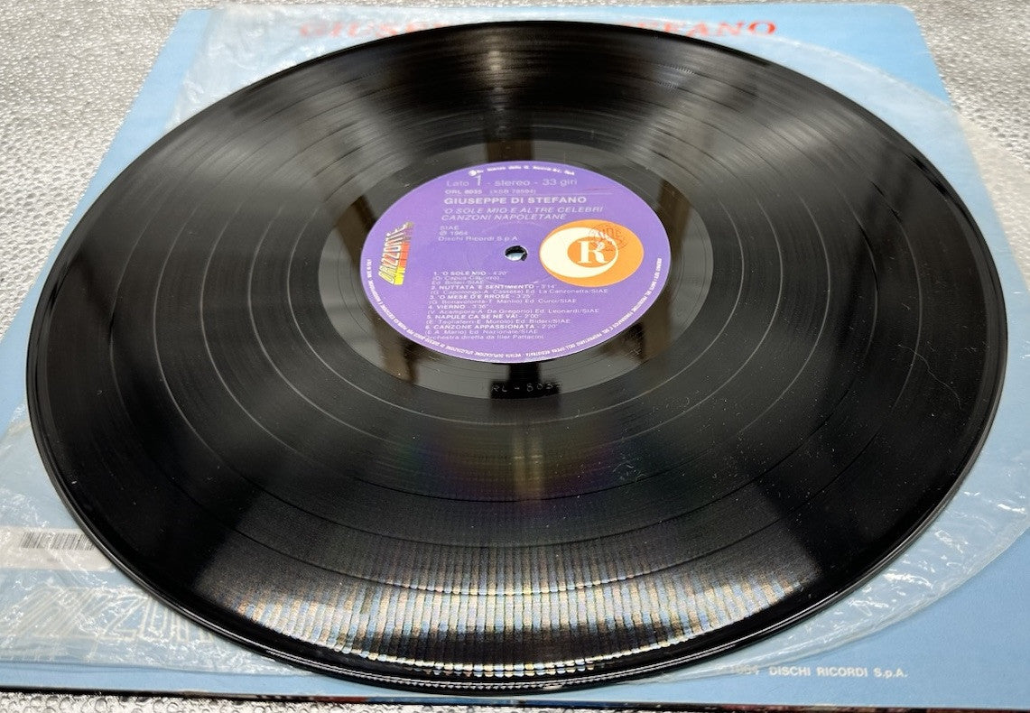 Giuseppe Di Stefano : 'O Sole Mio E Altre Celebri Canzoni Napoletane Record 6855