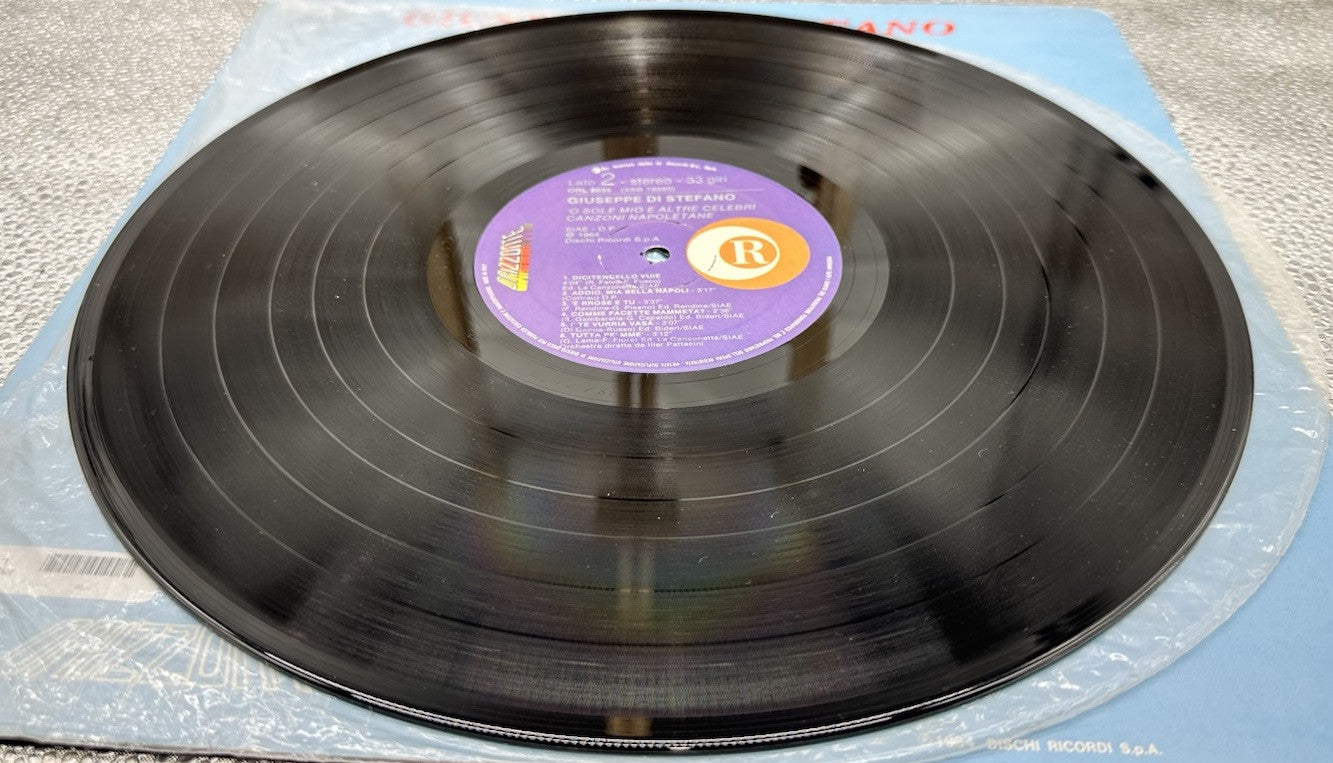 Giuseppe Di Stefano : 'O Sole Mio E Altre Celebri Canzoni Napoletane Record 6855