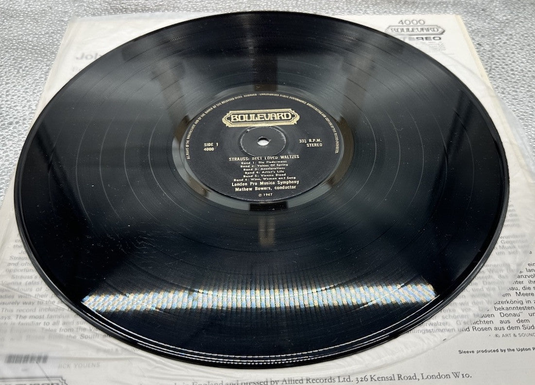 Johann Strauss : Best Loved Waltzes Record In Good Condition 6987