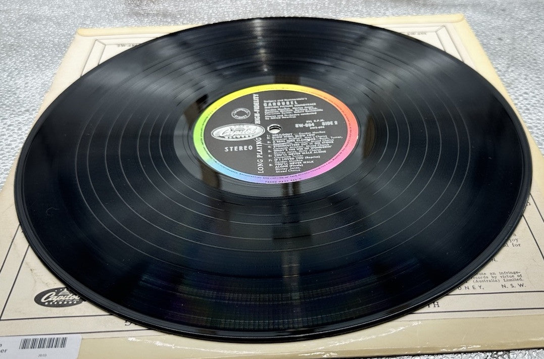 RODGERS AND HAMMERSTEINS CAROUSEL SOUND TRACK Record In Good Condition 7019