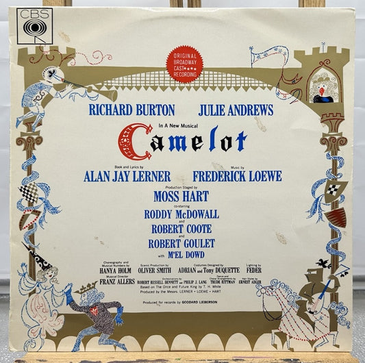 Camelot : Richard Burton / Julie Andrews Record In Good Condition 7020
